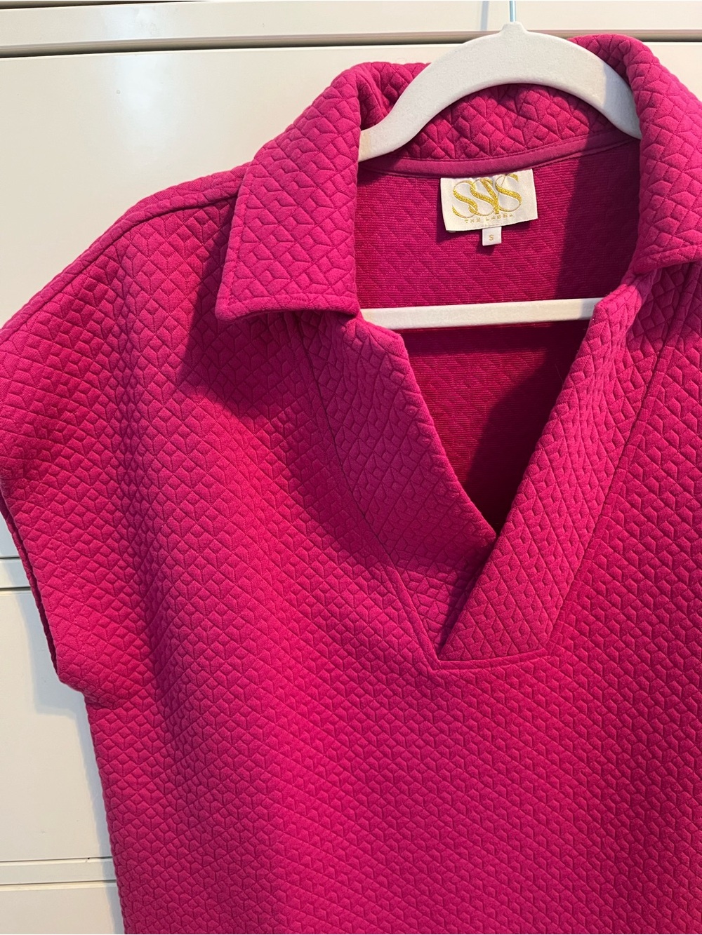 SSYS Sleeveless Collared Knit Top - Picture 2 of 6